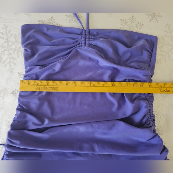 ELIANA swimwear 2 Piece Set  Bikini Top and Bottom Purple SZ 10 - Picture 5 of 13